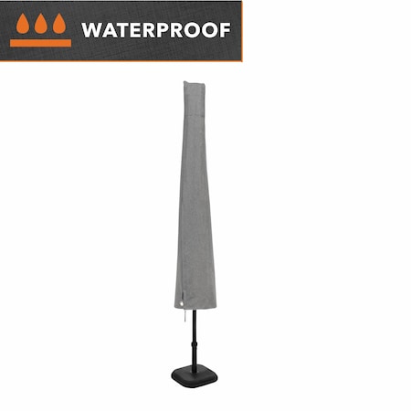 Modern Leisure Garrison Patio & Market Umbrella Cover, 21 in. L x 8 in. W x 73 in. H, Granite 3108